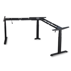 Cadre de <span class=keywords><strong>bureau</strong></span> à hauteur réglable électrique avec cadre d'angle <span class=keywords><strong>en</strong></span> <span class=keywords><strong>L</strong></span>, double moteur, design moderne, cadre de position assise <span class=keywords><strong>debout</strong></span> - Product Image 4