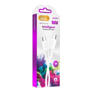 Jokade Usb Type C To Type C <b>Cable</b> 1m White Pd100w 5a <b>Charging</b> Sync - Product Image 3