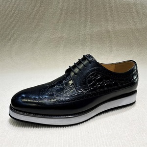 Chaussures Derby pour hommes en cuir véritable de qualité supérieure, style business décontracté - Product Image 2