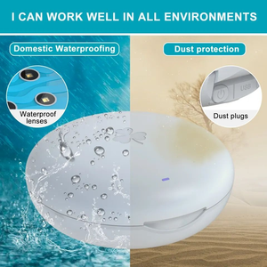 Scatola Portatile per Apparecchi Ortodontici con Specchio e Sterilizzatore UV, Custodia per Dentiere con Guscio in ABS, Certificata CE ISO, Modello UV1 - Product Image 4