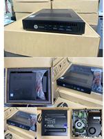 PC Mini H-P 800 G1 Bekas (Refurbished) I3 Generasi ke-4 8GB 256GB SSD Compact Small Form Factor Desktop Kantor Win10 Grosir