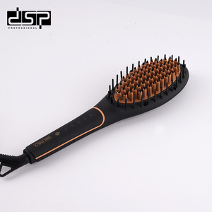 Peigne lisseur chauffant professionnel Dsp, température réglable, dents en céramique pour cheveux raides et bouclés - Product Image 2