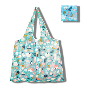 Bolsa de compras plegable de poliéster personalizada CCH, bolso plegable - Product Image 6