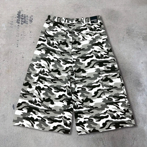 QIANSHI personalizado verano 6 bolsillos Denim Sweat Camo Cargo Shorts para hombres Baggy diseñador hasta la rodilla hombres Bermudas pantalones cortos <span class=keywords><strong>De</strong></span> <span class=keywords><strong>Hombre</strong></span> - Product Image 1