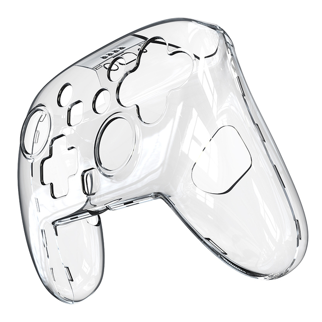 NS2 Pro Controller Replacement Transparent PC Cover Crystal Case Shell Skin Handle Protection for Nintendo Switch 2 Pro Gamepad