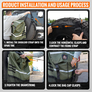 Autobots 4 x4 29gal קיבולת גדולה חיצונית חילוף ציוד שקית אחסון כלי תליית שקיות - Product Image 5