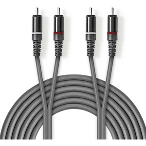 2xRca Male Male <b>Stereo</b> Audio <b>Cable</b> 1.5m - Product Image 1