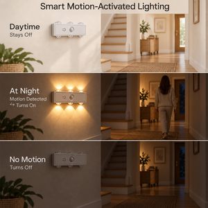 LED Wall <b>Lights</b> Rechargeable <b>Battery</b> Operated Dimmable Control Cordless Wall Mounted Rotation Lamp <b>Light</b> for Bedside Bedroom - Product Image 2