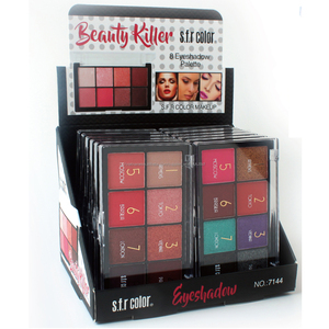 Mới Đến Lãng Mạn Màu Sắc <span class=keywords><strong>Eyeshadow</strong></span> Palette Nhãn Hiệu Riêng Sắc Tố Ép Nhà Sản Xuất Chuyên Nghiệp - Product Image 3