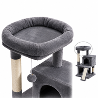 Arbre à chat compact populaire pour condo avec rampe à gratter – Fabricant