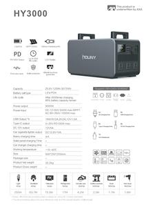 Máy Phát Điện Năng Lượng Mặt Trời Di Động All In One 1200W/1000W/1500W Pin Dự Phòng Năng Lượng Mặt Trời Sạc Được 3000W Trạm Điện Gia Dụng - Product Image 5