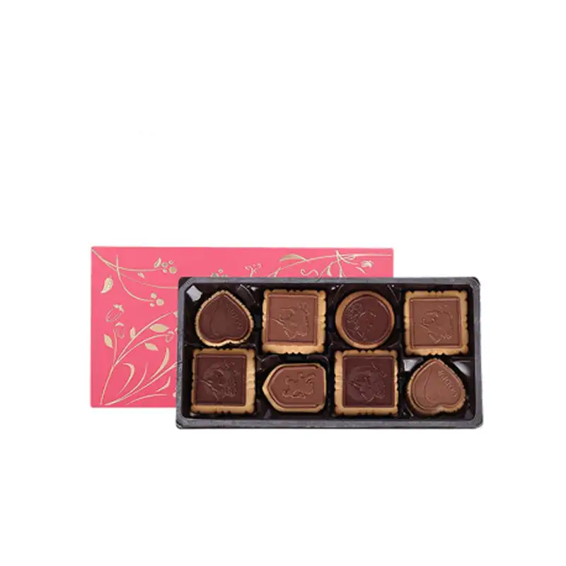 Milka-caja de embalaje de Chocolate con cavidades, barra de embalaje