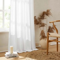Cortinas y Cortineros Modernos Personalizados de Estilo Americano, Opacos e Impermeables con Pliegues Pintados para Habitación Infantil en Poliéster/Lino Ecológico