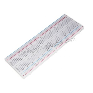 Jeking 830 điểm Breadboard solderless nguyên mẫu <span class=keywords><strong>PCB</strong></span> board Kit MB-102 - Product Image 2