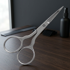 ASAP Customized 4" Stainless Steel Manicure <b>Scissors</b> Beauty Nail Art Tools Straight Sharp Blade Right-Handed Eyebrow <b>Scissors</b> - Product Image 4