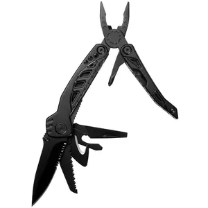 8 In 1 Stainless Steel Outdoor Multi-Function Tool Pliers Portable Folding Combination Multitool Pliers For Outdoor Camping