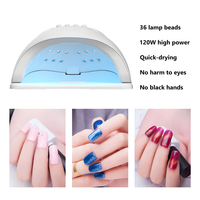 Soleil BM-3 36pcs leds 120W Nail Salon Durcissement Art Manucure Machine Salon Polonais Gel Sèche-Soleil UV LED Lampe à Ongles pour Ongles