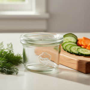 Mini Tarro de Conservación Weck de 100 ml, Recipiente de Vidrio para Conservas y Encurtidos - Product Image 3