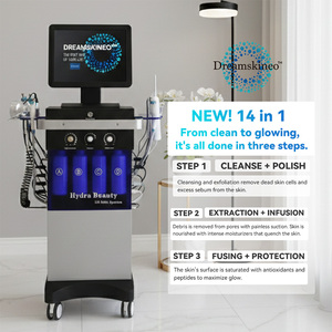 Máquina de Hidrodermoabrasión 14 en 1 para el Cuidado Facial, Rejuvenecimiento, Limpieza Profunda de Poros y Eliminación de Piel Muerta para Salón - Product Image 5
