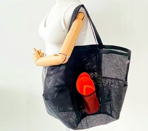 Bolsa de Playa de Malla Personalizada al por Mayor con Logotipo, de Gran Capacidad, para Accesorios de Playa, Viajes y Natación - Product Image 2