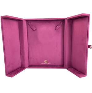 Caja de embalaje de joyería de collar grande de doble puerta para caja de cadena de collar grande - Product Image 1