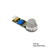 Detektor Gas Butana Gas Minyak Bumi Cair Modul Analog Lingkungan Sensor Gas MQ-5