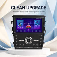 Écran de lecteur DVD radio 9 pouces pour Ford Fusion Mondeo 2013-2019, module de commande au volant, infodivertissement, commande vocale Siri, capacitif
