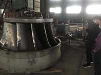 Nosel ganda pelari Generator hidro Francis Pelton Kaplan Set Generator hidro mikro