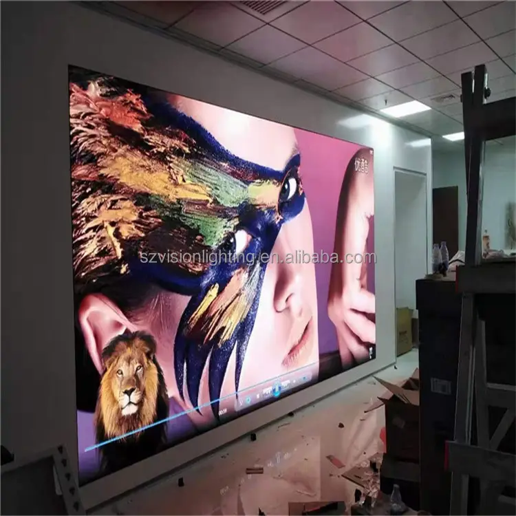 indoor led video wall 3d interactive led tv p1.6 p1.8 p1.9 p2 led screen
