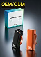 Nouvelle tendance : Batterie externe pour ordinateur portable avec câble, charge rapide PD 100W, 20000 mAh, pour MacBook, idéale pour l'extérieur