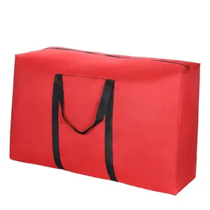 अतिरिक्त बड़े सामान चलती बैग हाथ thickened रजाई बैग 600D ऑक्सफोर्ड कपड़े ठोस रंग घर का भंडारण बैग