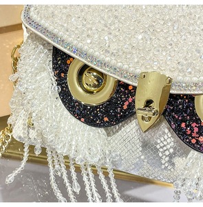 Strass-Handtaschen für Damen Luxus 2023 Eule kleine Party-Clutch-Tasche Geldbeutel Abendtaschen für Damen - Product Image 5