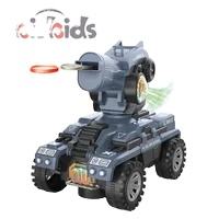 Vente chaude <span class=keywords><strong>de</strong></span> chars <span class=keywords><strong>de</strong></span> combat électriques pour enfants voiture jouet électrique pour enfants avec soucoupe volante tir et lumières - Product Image 2