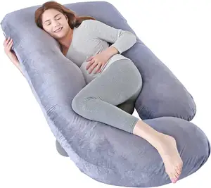 J形孕妇枕头孕妇身体喂养支撑罩枕头可拆卸可洗热卖