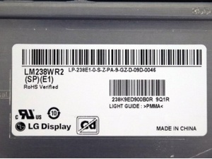 LM238WR2-SPE1 แผงสะท้อนแสงต่ำแบบ WLED แบบไม่สัมผัส สำหรับโมดูลประกอบจอ LCD ของเวิร์กสเตชันปรับเทียบสี - Product Image 3