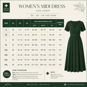 Vestido Midi Bordado Vintage al por Mayor para Mujer, de Lujo, con Logotipo Personalizado, Estilo Bohemio Zermatt Alpine Meadow, con Mangas Abullonadas, Tallas S-5XL - Product Image 3