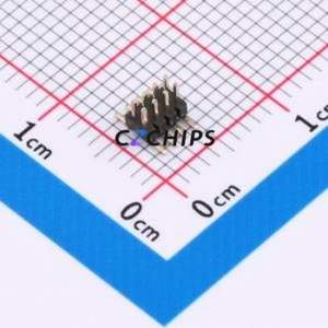 A100US-WS04P Pin Header SMD,P=1mm Connector ( Pin Structure: 2x4P )( Pitch: 1mm )( Row Spacing: 1mm ) - Product Image 1