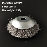 Brosse de polissage à rouleaux en fil d'acier inoxydable/laiton, diamètre 1/2 pouce, qualité industrielle OEM pour le nettoyage et l'élimination de la rouille