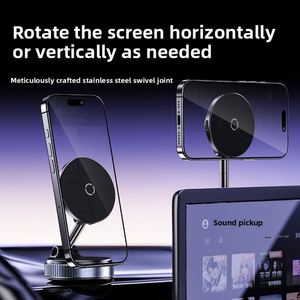 X323 Boneruy X68w Mobile Phone Holder Vacuum Adsorption Car Navigation Bracket Suction Cup Bracket <b>Stand</b> for Desk or Car Use - Product Image 3