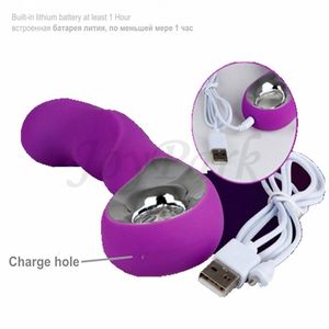 JoyPark grosir wanita merangsang Anna Jepang AV isi ulang silikon erotis G Spot tubuh vagina tongkat pijat 10 mode - Product Image 2