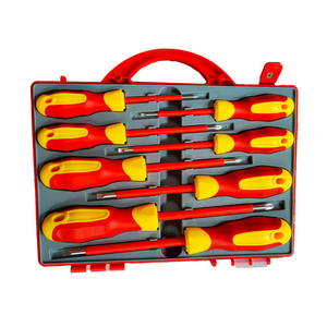 8 cái tuốc nơ vít cách điện một đầu <span class=keywords><strong>4</strong></span> Phillips <span class=keywords><strong>4</strong></span> tua vít có rãnh Bộ dụng cụ điều khiển vít thợ điện - Product Image 1