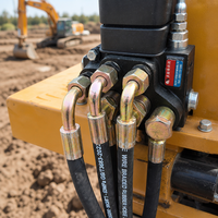 Mini-chargeuse sur pneus électrique haut de gamme avec siège à suspension, commande par joystick, chargeuse frontale compacte pour l'agriculture et la construction
