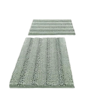 Alfombra de Chenilla Antideslizante de Secado Rápido, Hecha a Máquina, Tamaño Personalizado para un Uso Seguro en el Baño - Product Image 1