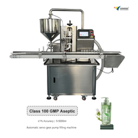 Machine de remplissage automatique à 4 têtes de haute qualité avec pompe à engrenages et servomoteur