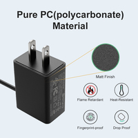 Adaptateur secteur 9V 2A de classe 2 certifié UL avec prise américaine pour terminal de point de vente