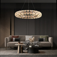 Lustre moderne élégant pour salon, luminaire de luxe pour salon ou salle à manger