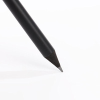 BECOL Vente en gros Crayons HB en bois standard Crayon en bois noir mat personnalisé avec logo personnalisé pour fournitures scolaires