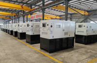 Générateur diesel silencieux à châssis ouvert DETUZ MECCA POWER MC550DE 400KW/500KVA Triphasé 60Hz Démarrage automatique/à distance ATS Remorque mobile 95%