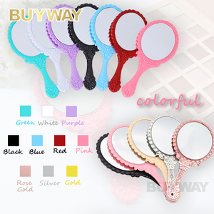 <span class=keywords><strong>Specchio</strong></span> da <span class=keywords><strong>Trucco</strong></span> <span class=keywords><strong>Vintage</strong></span> BUYWAY con Cornice in Metallo Elettroplaccato, Stile Barocco Antico per Donne - Product Image 2