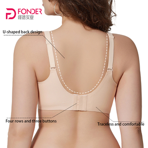 Reggiseni da allattamento premaman da donna senza ferretto, bralette senza cuciture, coppa intera, alto sostegno, push-up - Product Image 3